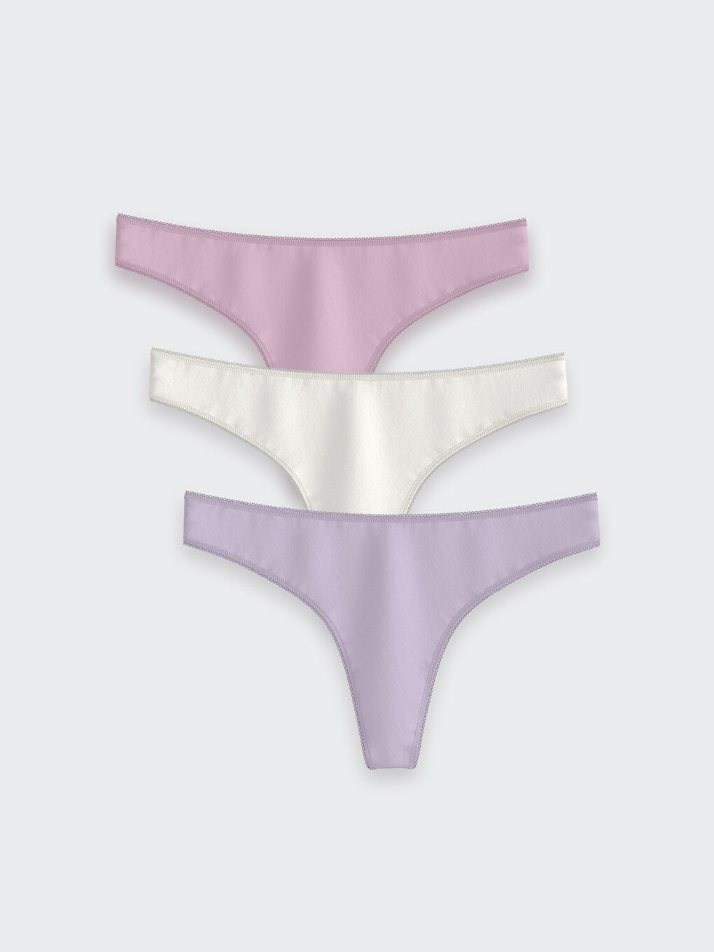 3-pack Straight Women Thong Briefs -S5H162Z8-FFZ