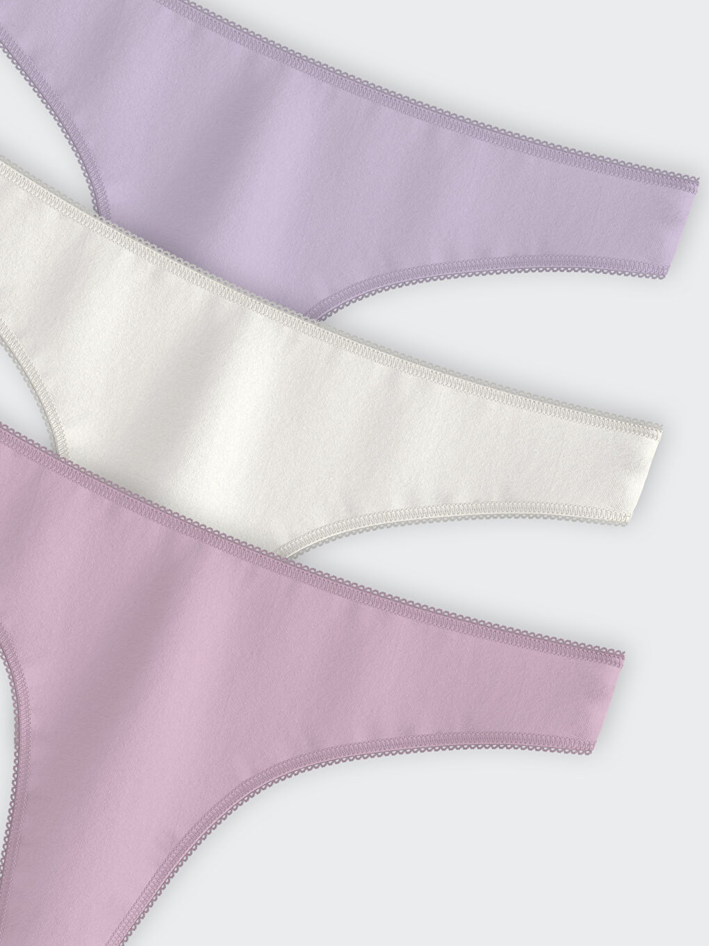 3-pack Straight Women Thong Briefs -S5H162Z8-FFZ