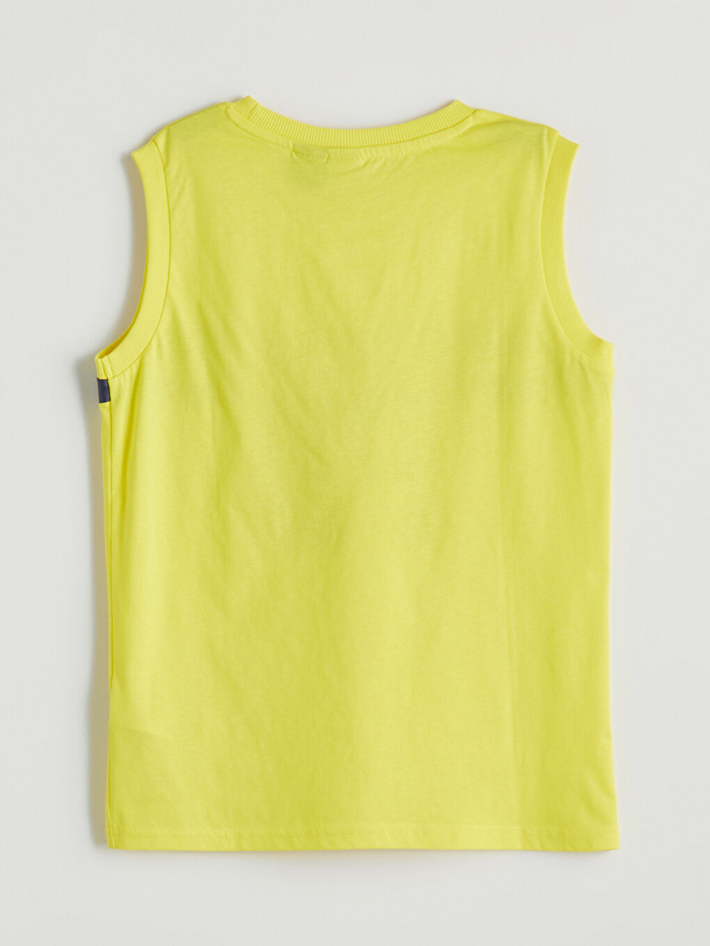 Sarı Bisiklet Yaka Fenerbahçe Baskılı Erkek Çocuk Atlet-2