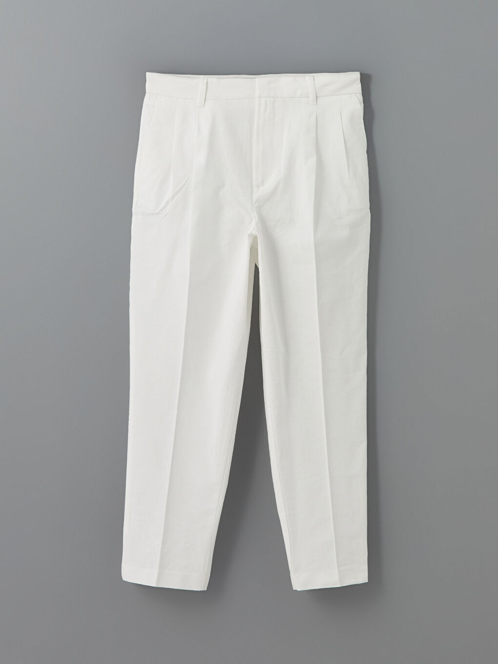 Ženske pantalone sa mešavionom lana šargarepa izleda -S5H177Z8-R9J
