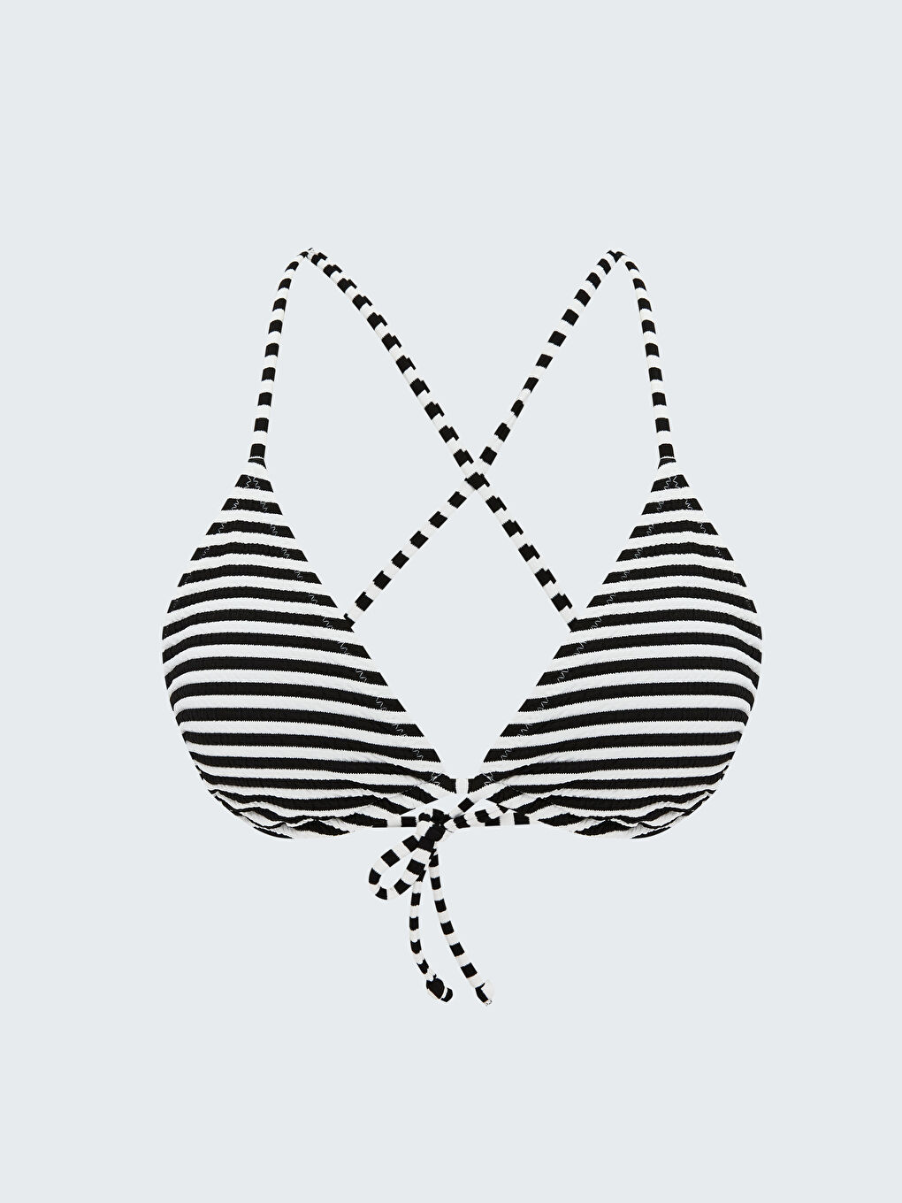 Striped Removable Padded Women’S Bikini Top -S5H196Z8-MRQ