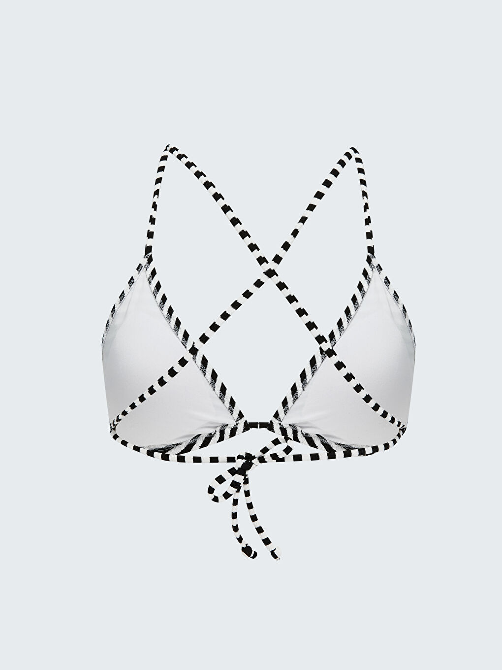 Striped Removable Padded Women’S Bikini Top -S5H196Z8-MRQ