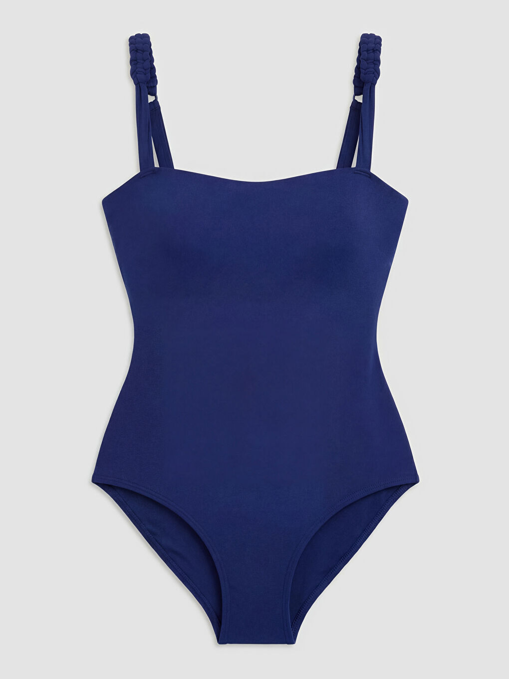 Lacivert U Yaka Kadın Mayo