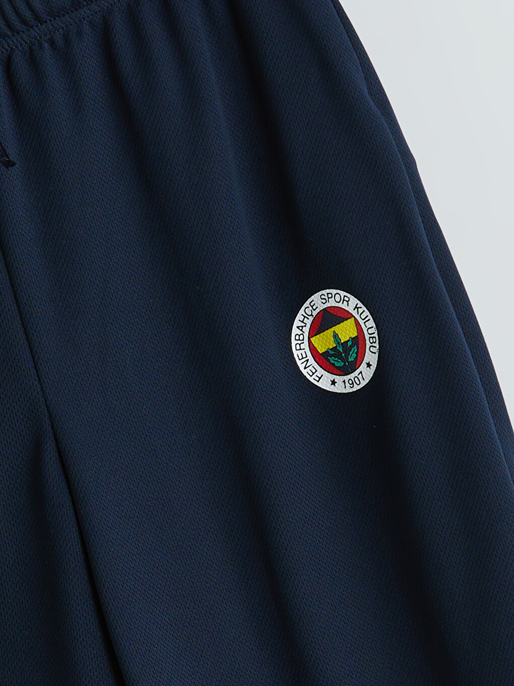 Lacivert Beli Lastikli Fenerbahçe Baskılı Erkek Çocuk Şort-1