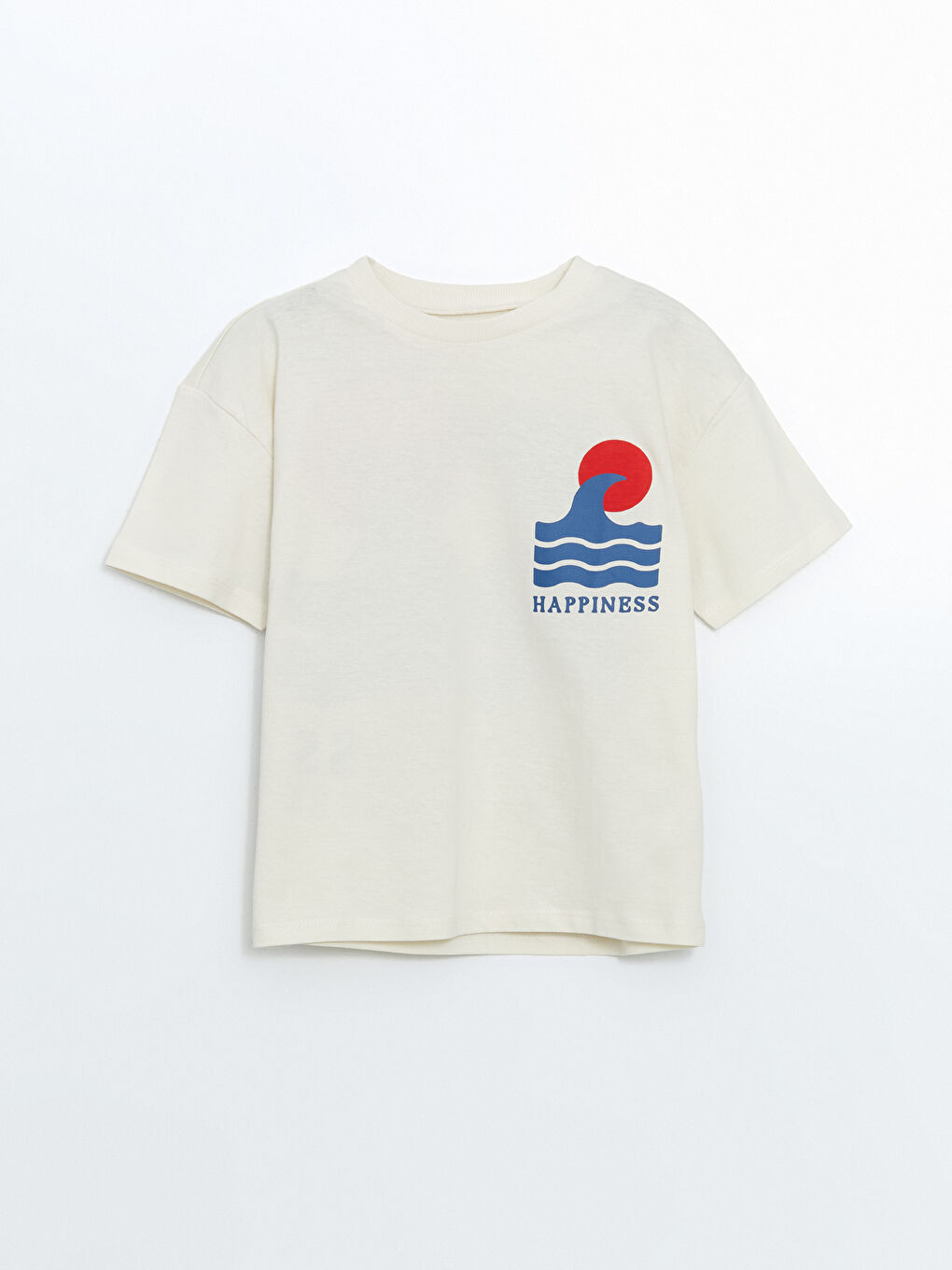 LCW Kids Bisiklet Yaka Düz Erkek Çocuk Tişört -S5H274Z1-QVK