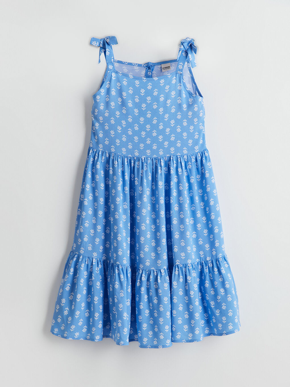 LC Waikiki Printed Layered Girls' Dress -S5H299Z4-LQQ