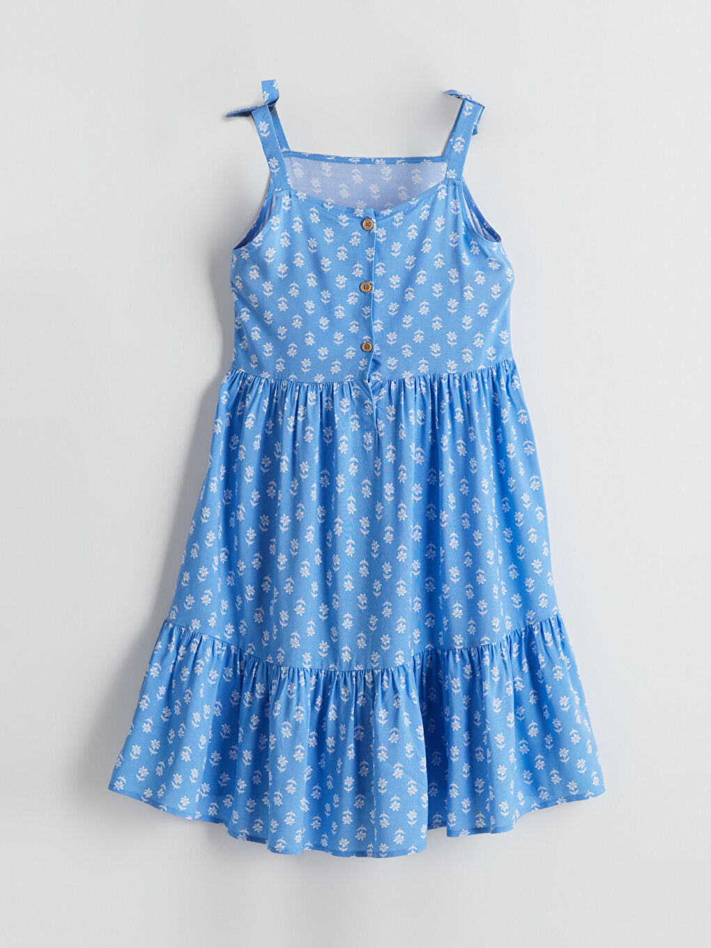 LC Waikiki Printed Layered Girls' Dress -S5H299Z4-LQQ