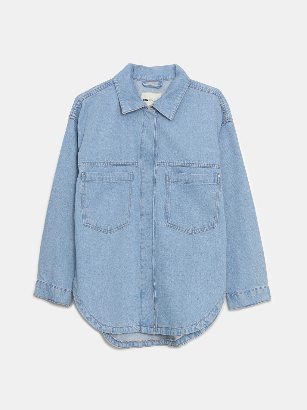 Women's Jean Shirt Jacket -S5H333Z8-507
