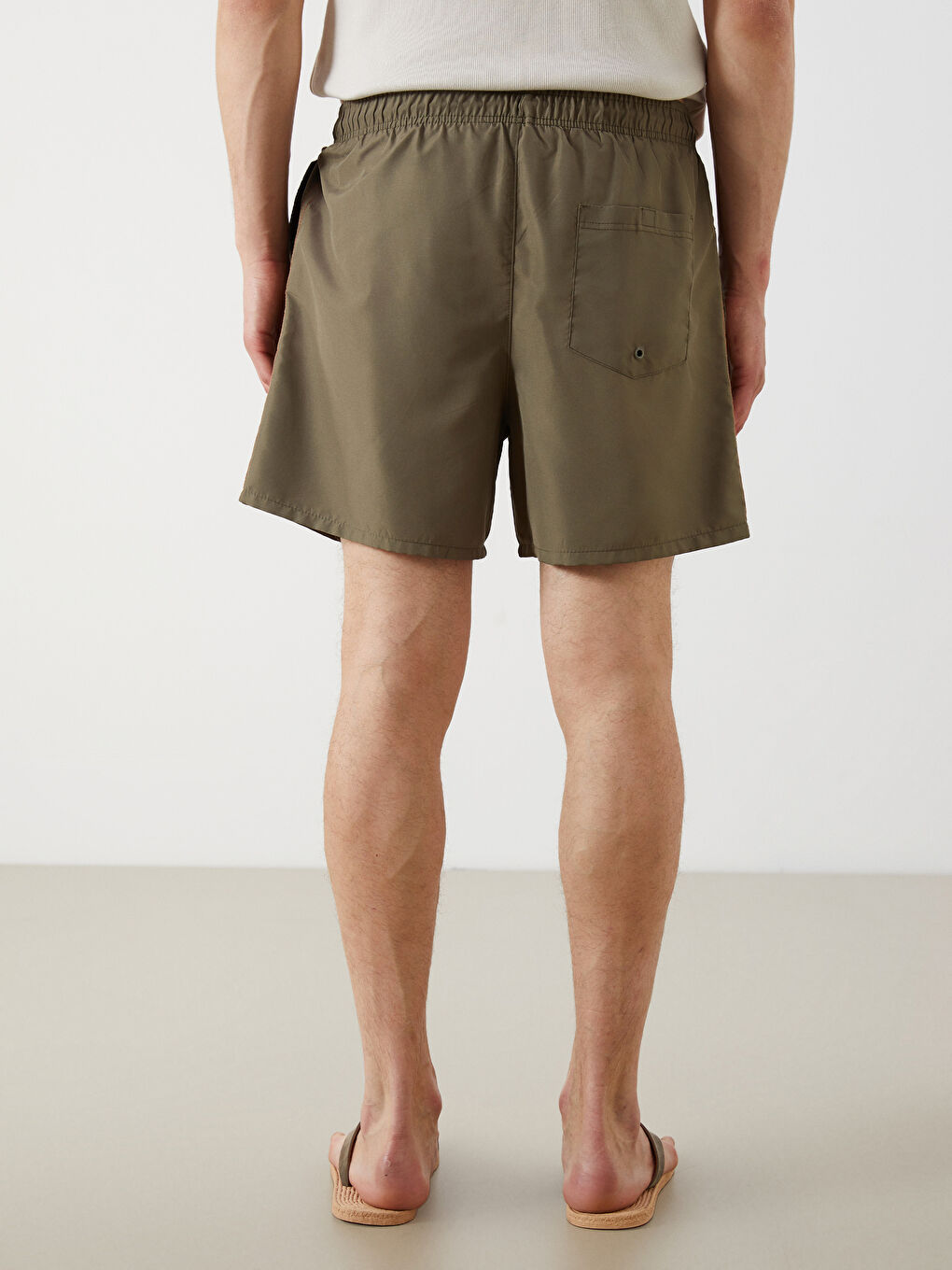 Short Printed Men's Swimming Shorts -S5H350Z8-R1E