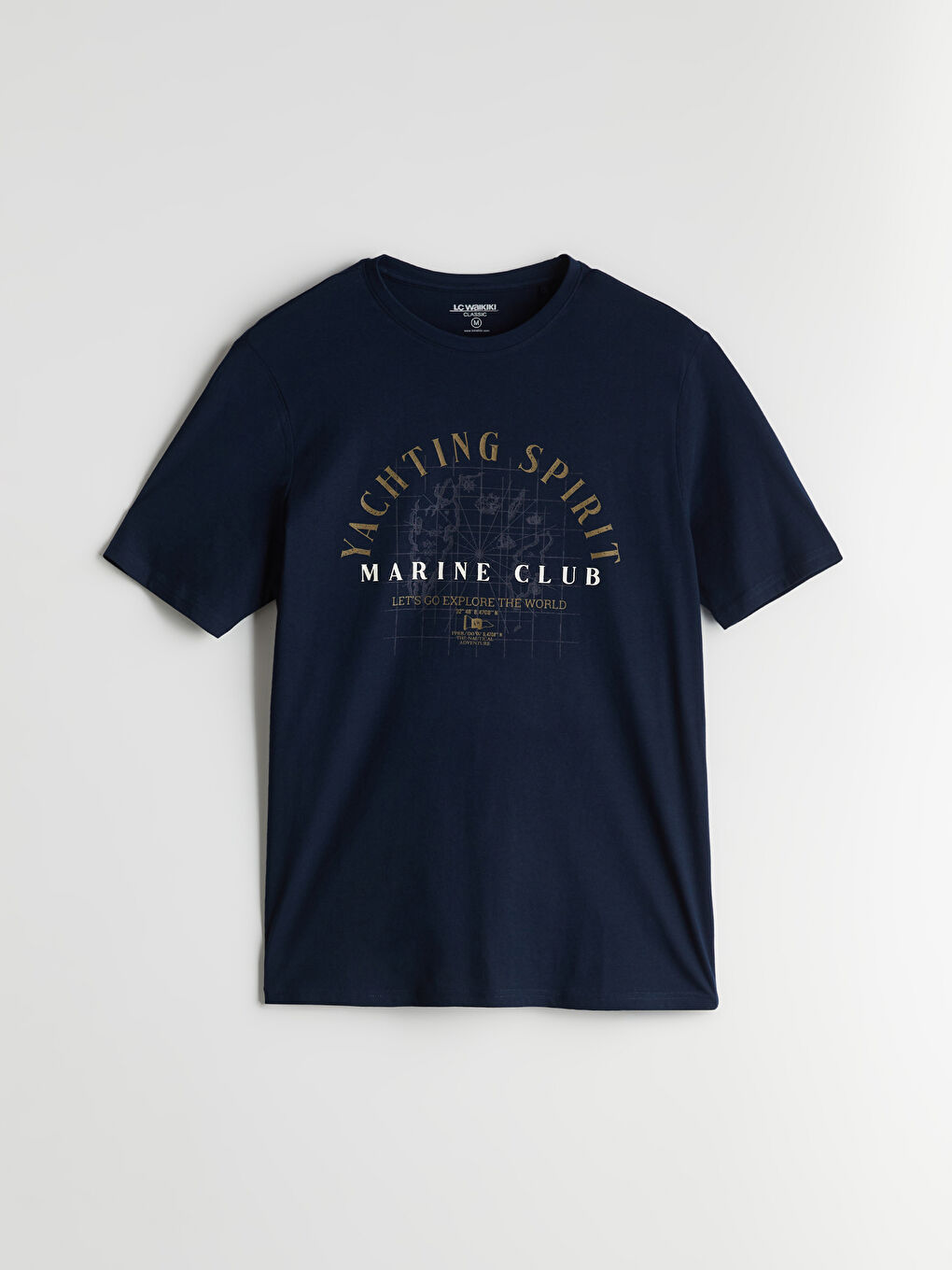 Crew Neck Printed Jersey Men's T-Shirt -S5H372Z8-DWP