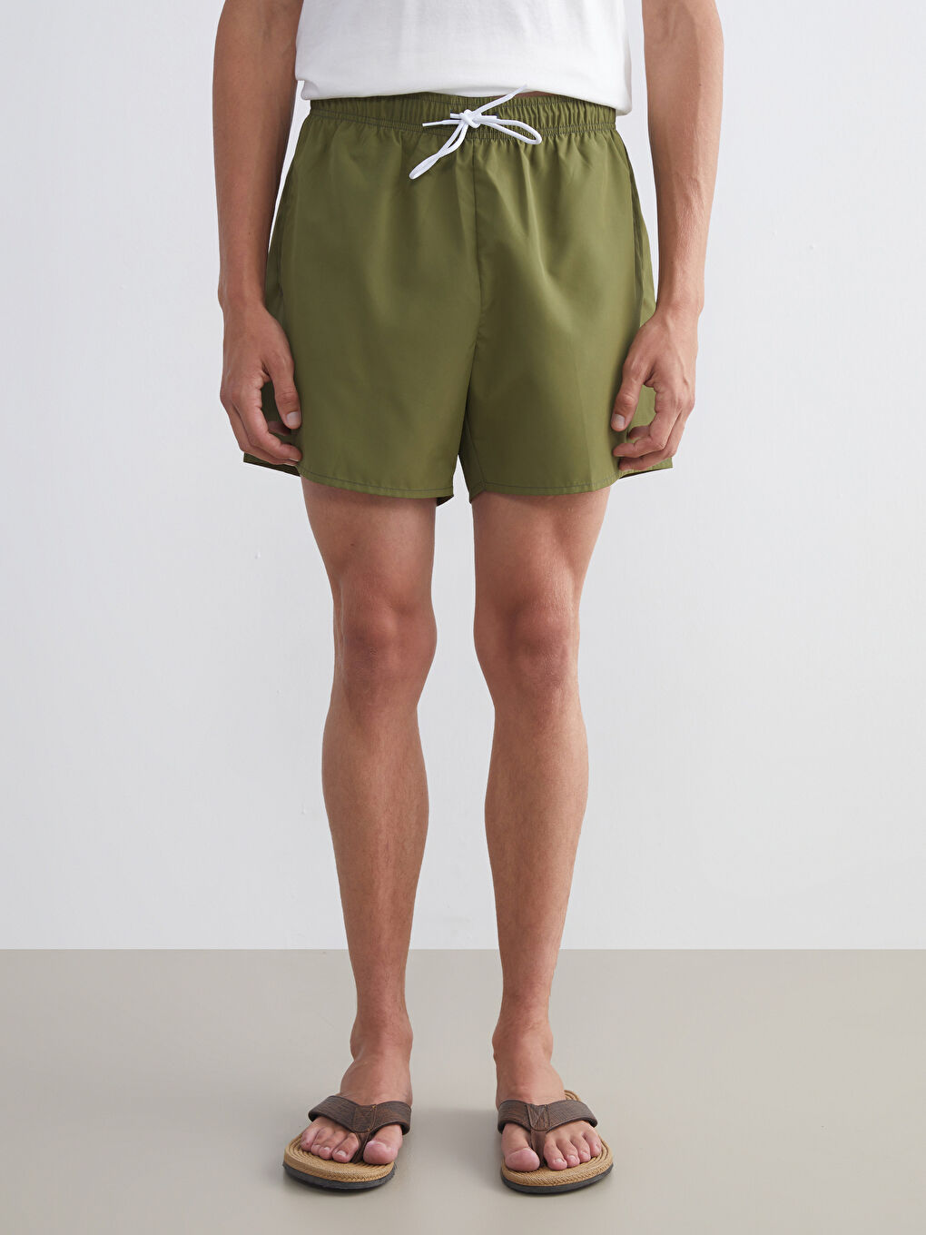 Karışık Kısa Boy Erkek Deniz Şortu-1