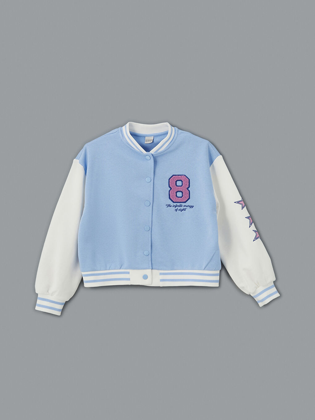 Embroidered Girls' College Jacket