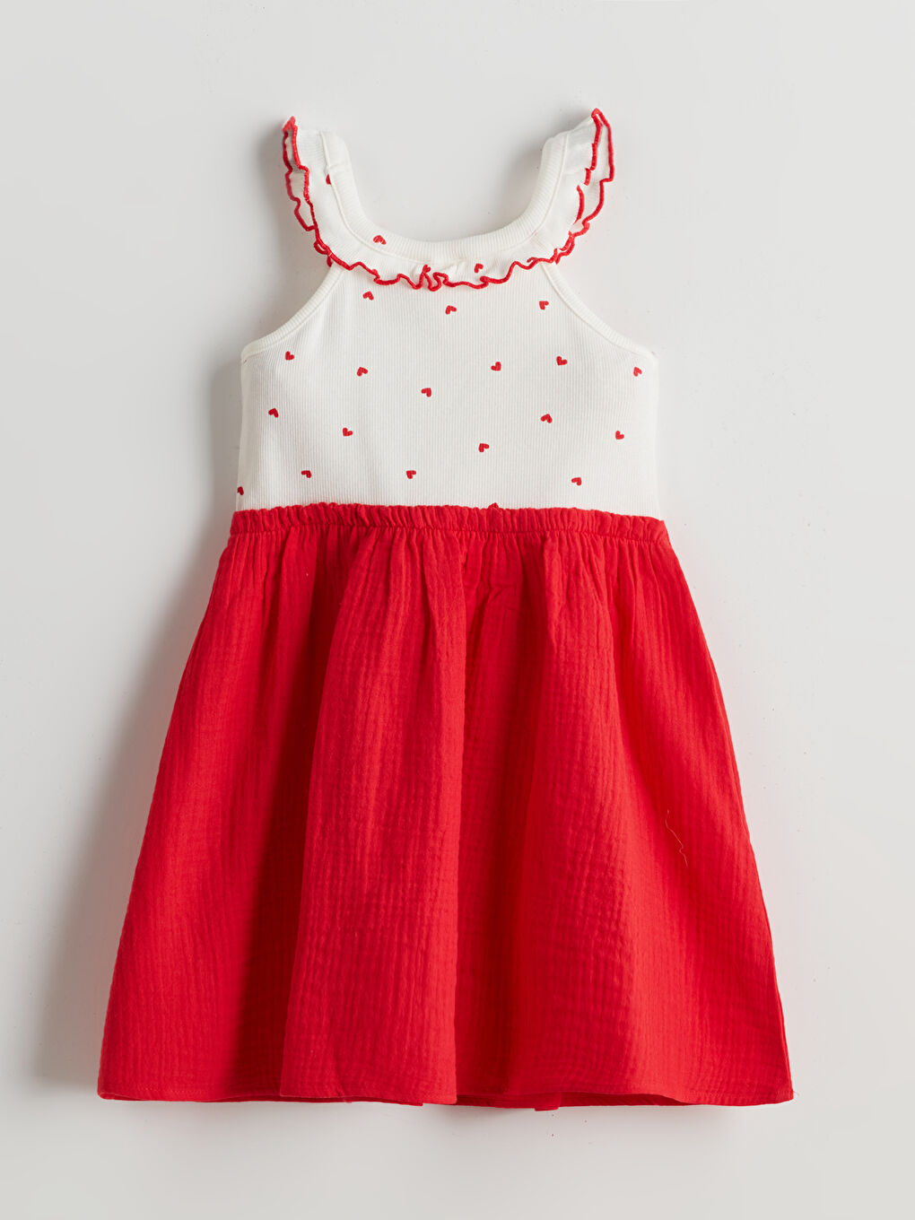 Girl ECRU Dress -S5H392Z1-LRA