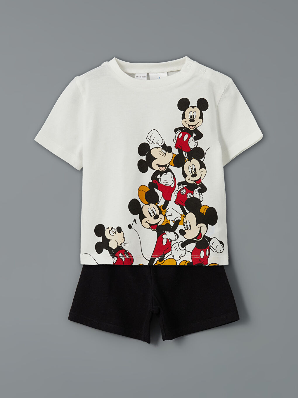 Baby Boy ECRU Shortie Pyjama Set -S5H399Z1-FDU