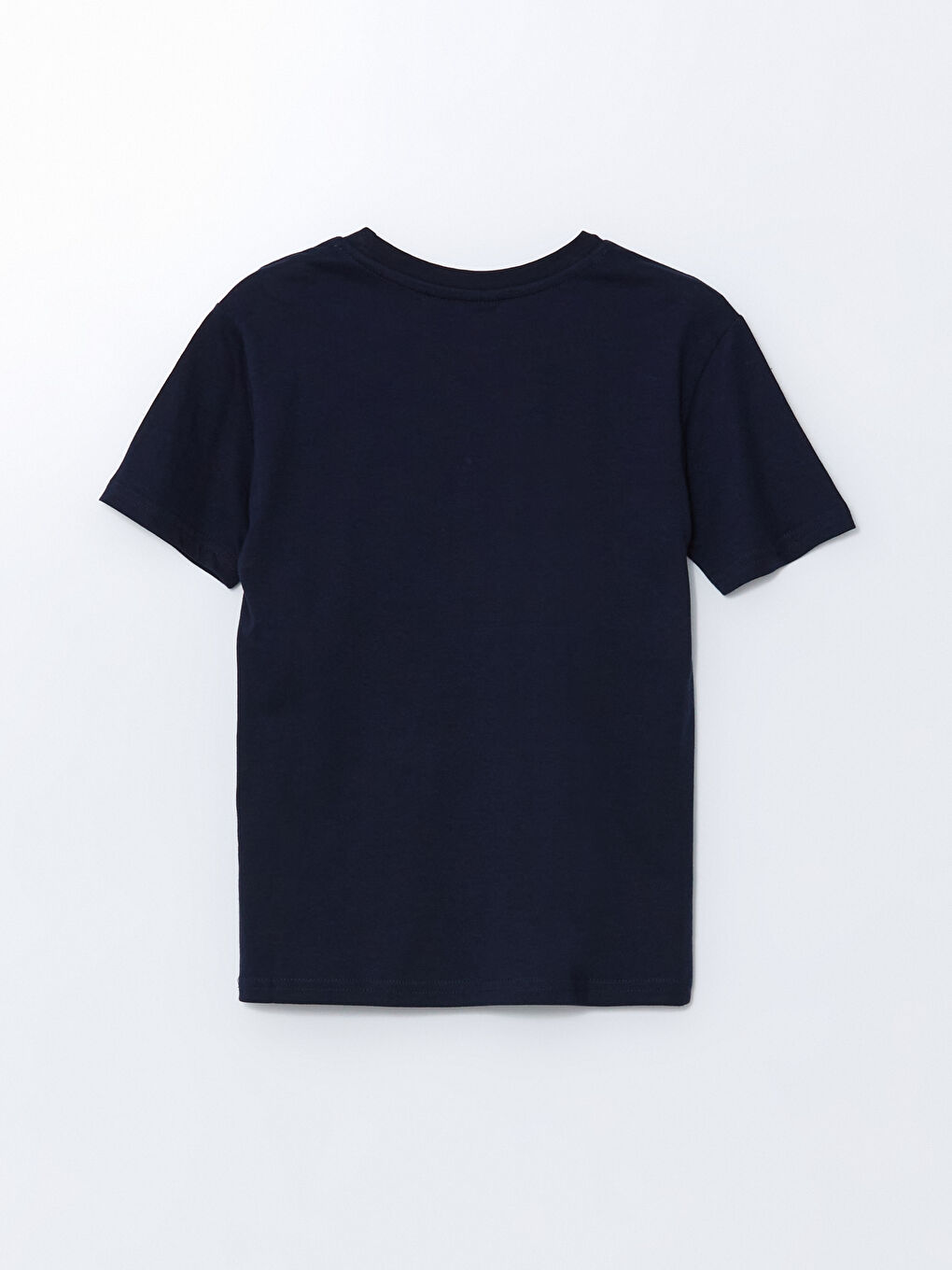 Lacivert Bisiklet Yaka Erkek Çocuk Tişört-2