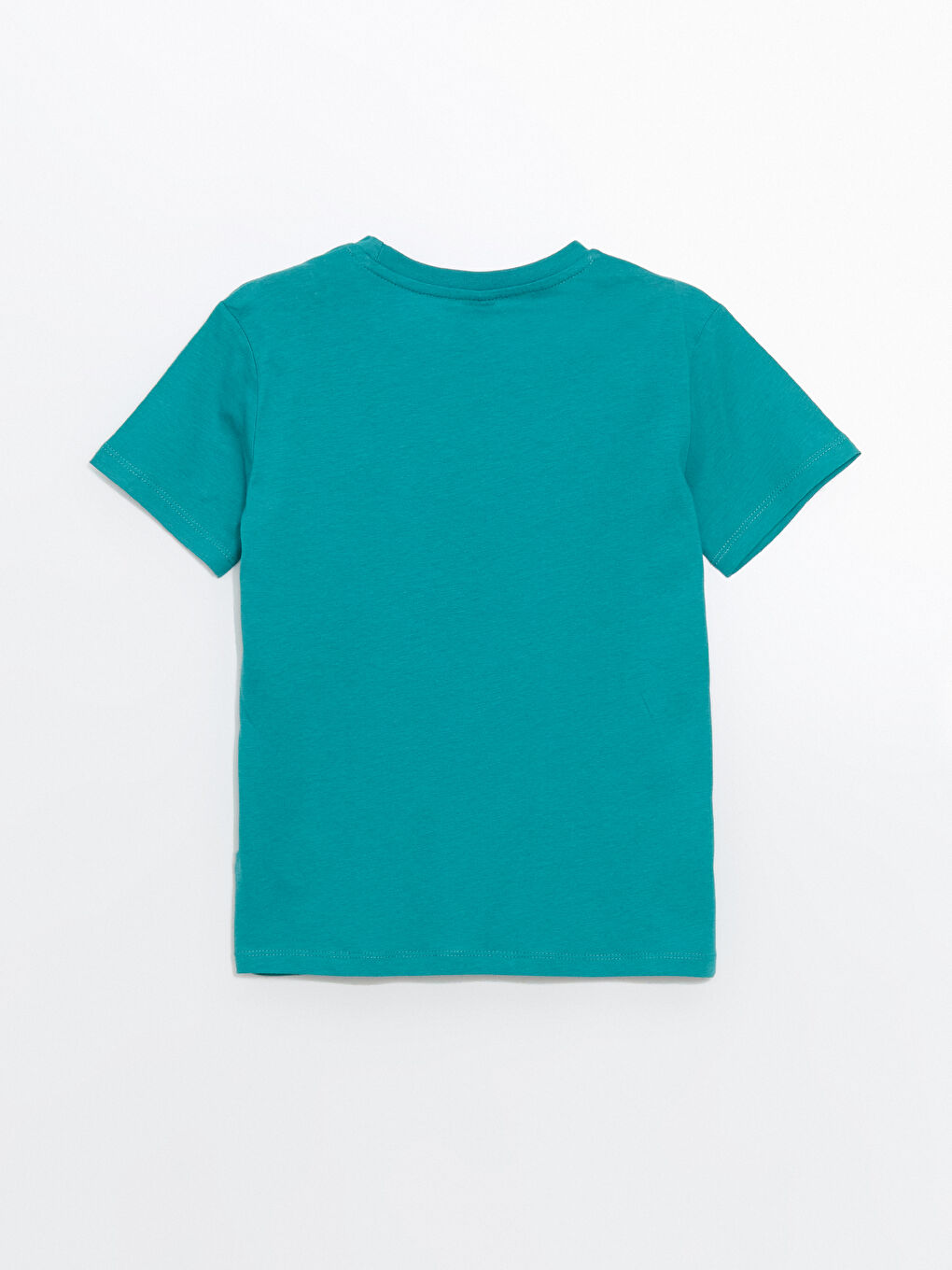 Turkuaz Bisiklet Yaka Erkek Çocuk Tişört-2