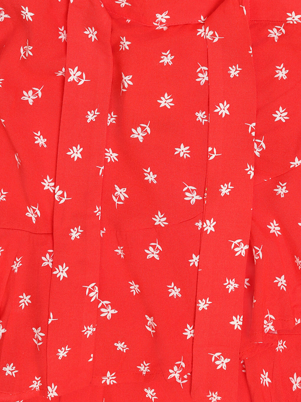 تنورة بنات منقوشة بخصر مطاطي-2