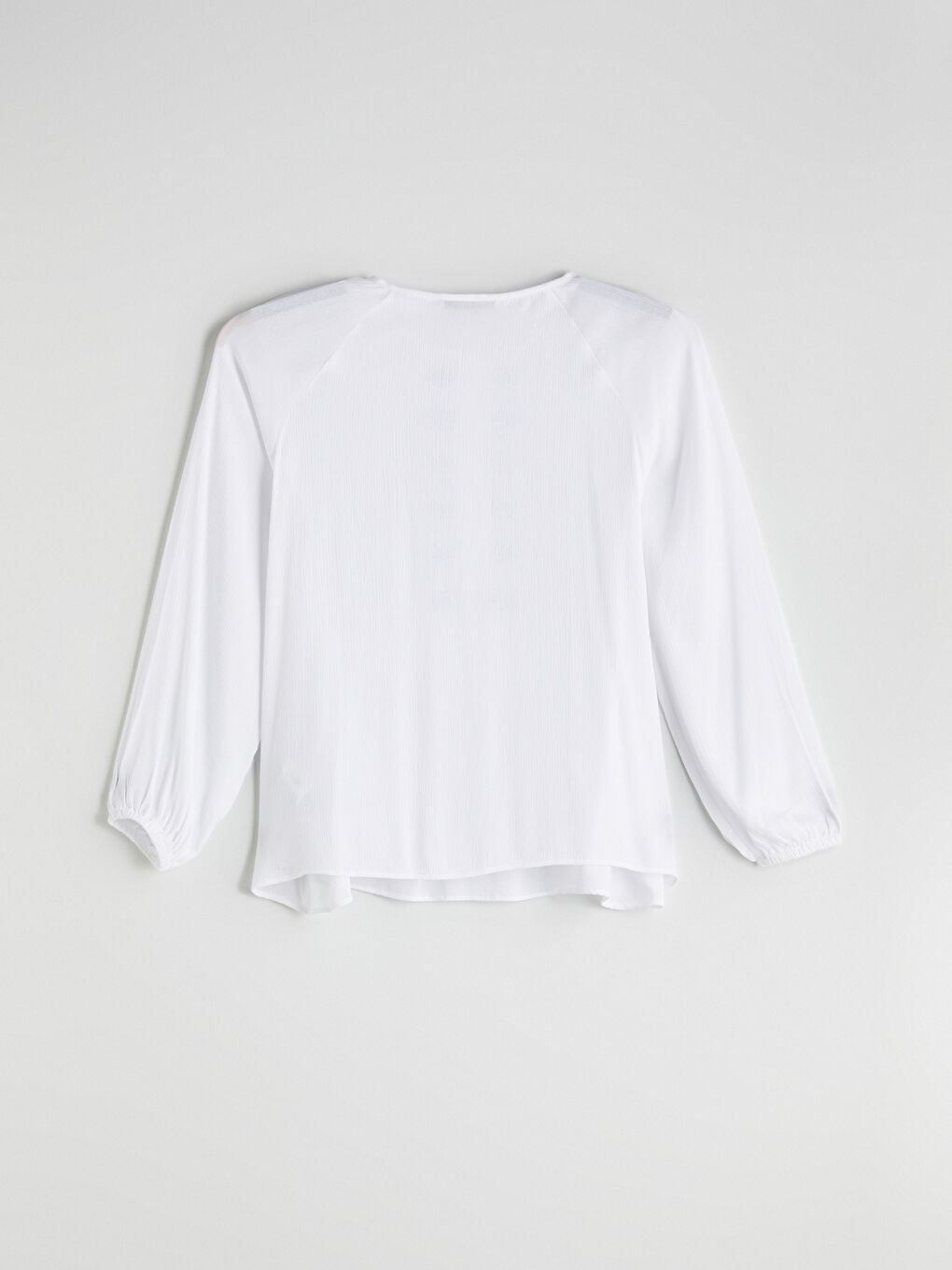 Crew Neck Embroidered Blouse-6