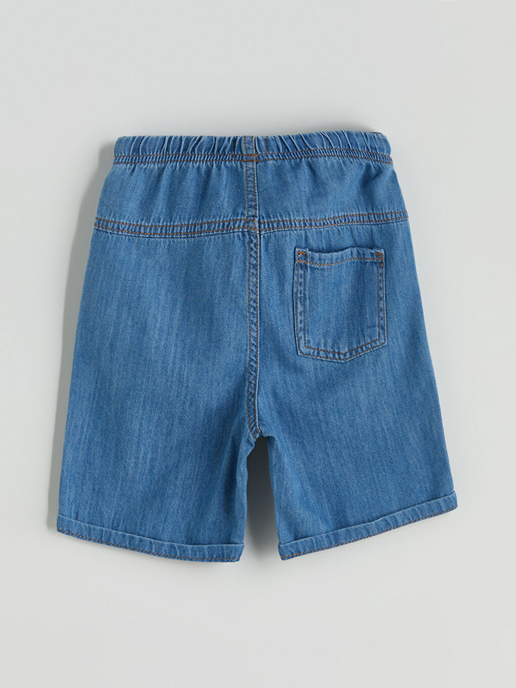 Boys' Elastic Waist Denim Shorts -S5H518Z1-563