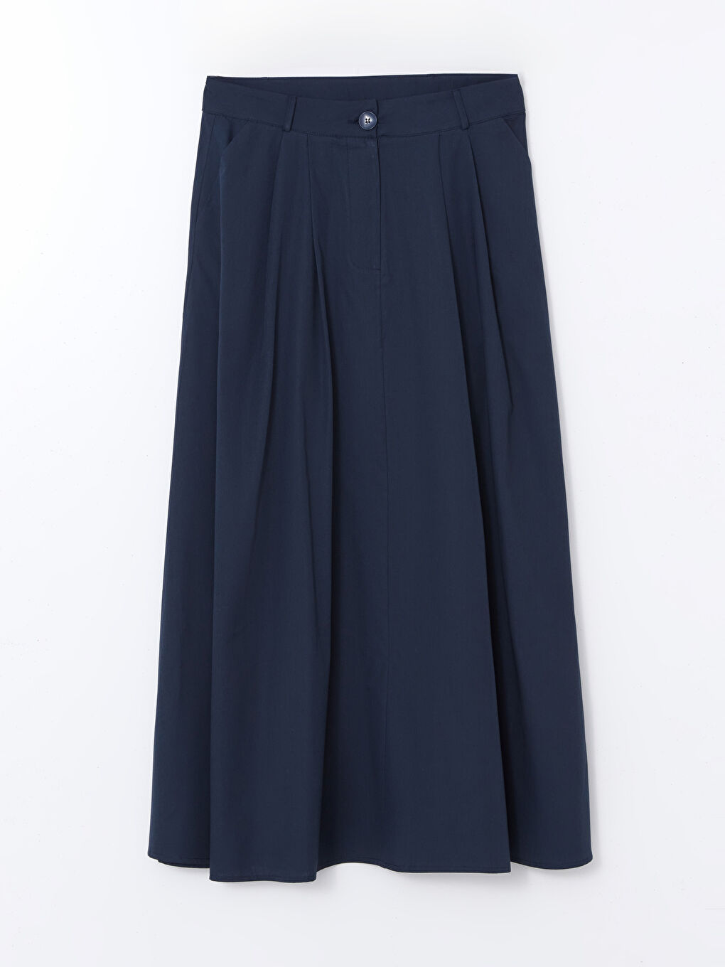 Regular Fit Poplin Women's Skirt -S5H537Z8-E1J