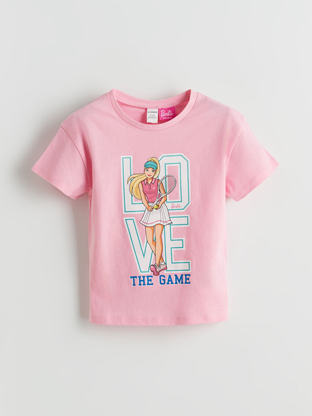 LCW Kids Barbie Printed Girls' T-Shirt and Skort 2 Pack -S5H543Z1-GA5