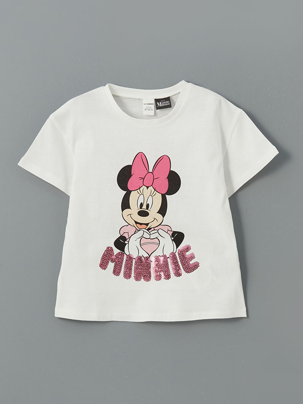 Majica za devojčice sa otiskom Minnie Mouse -S5H560Z1-R9J