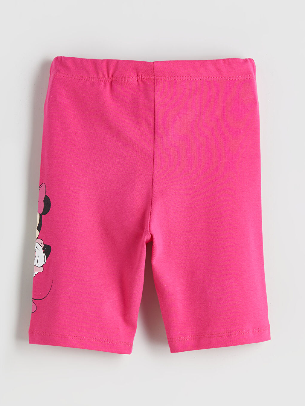 Fuşya Minnie Mouse Baskılı Kız Çocuk Tayt-1