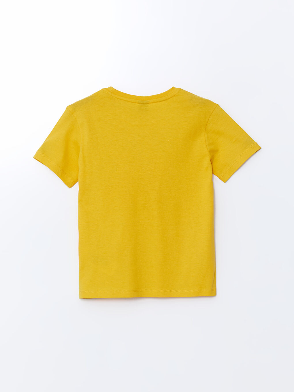 Turuncu Bisiklet Yaka Erkek Çocuk Tişört-1