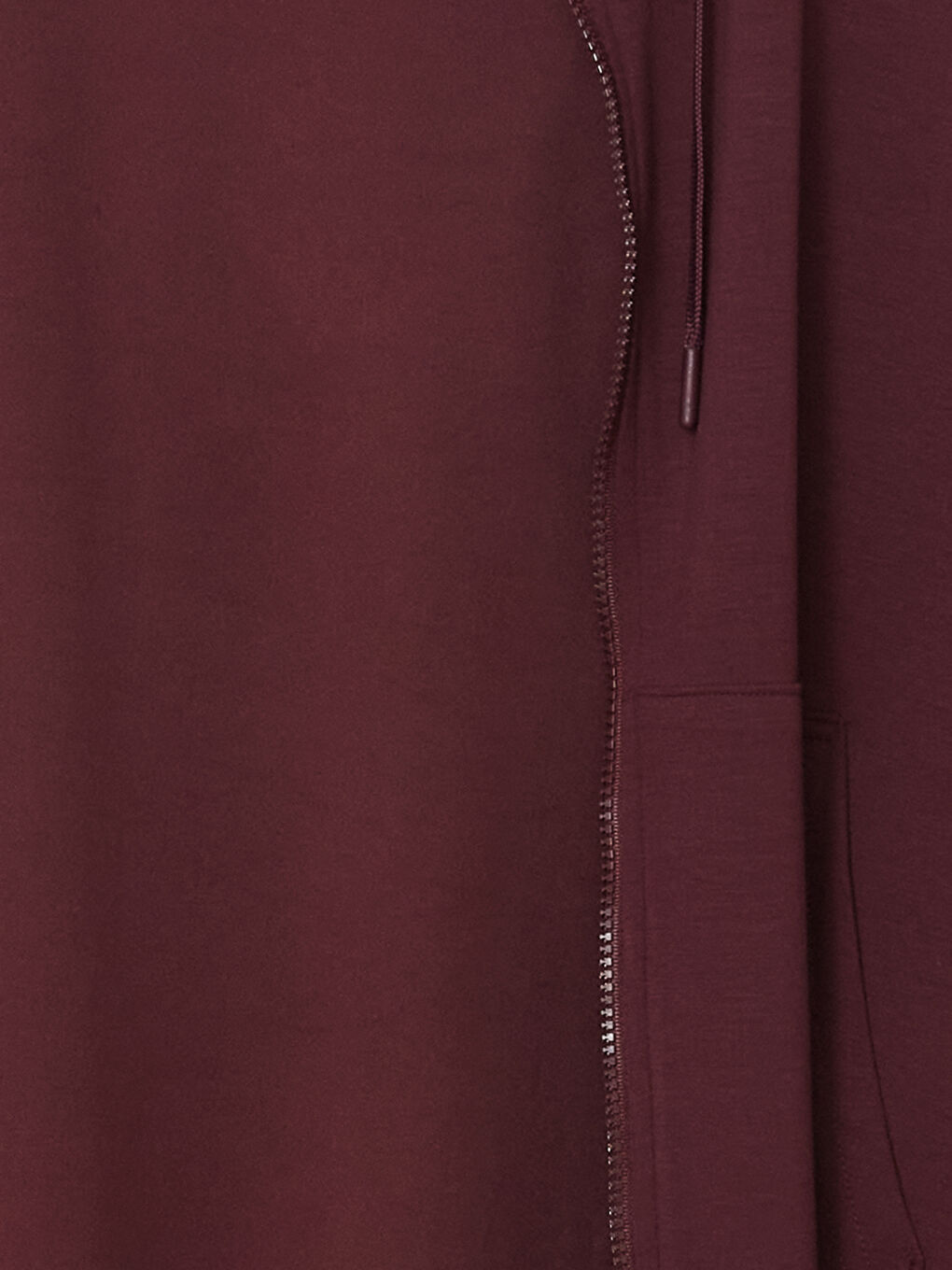 Hooded Oversized Women's Zip-Up Sweatshirt -S5H630Z8-HEN