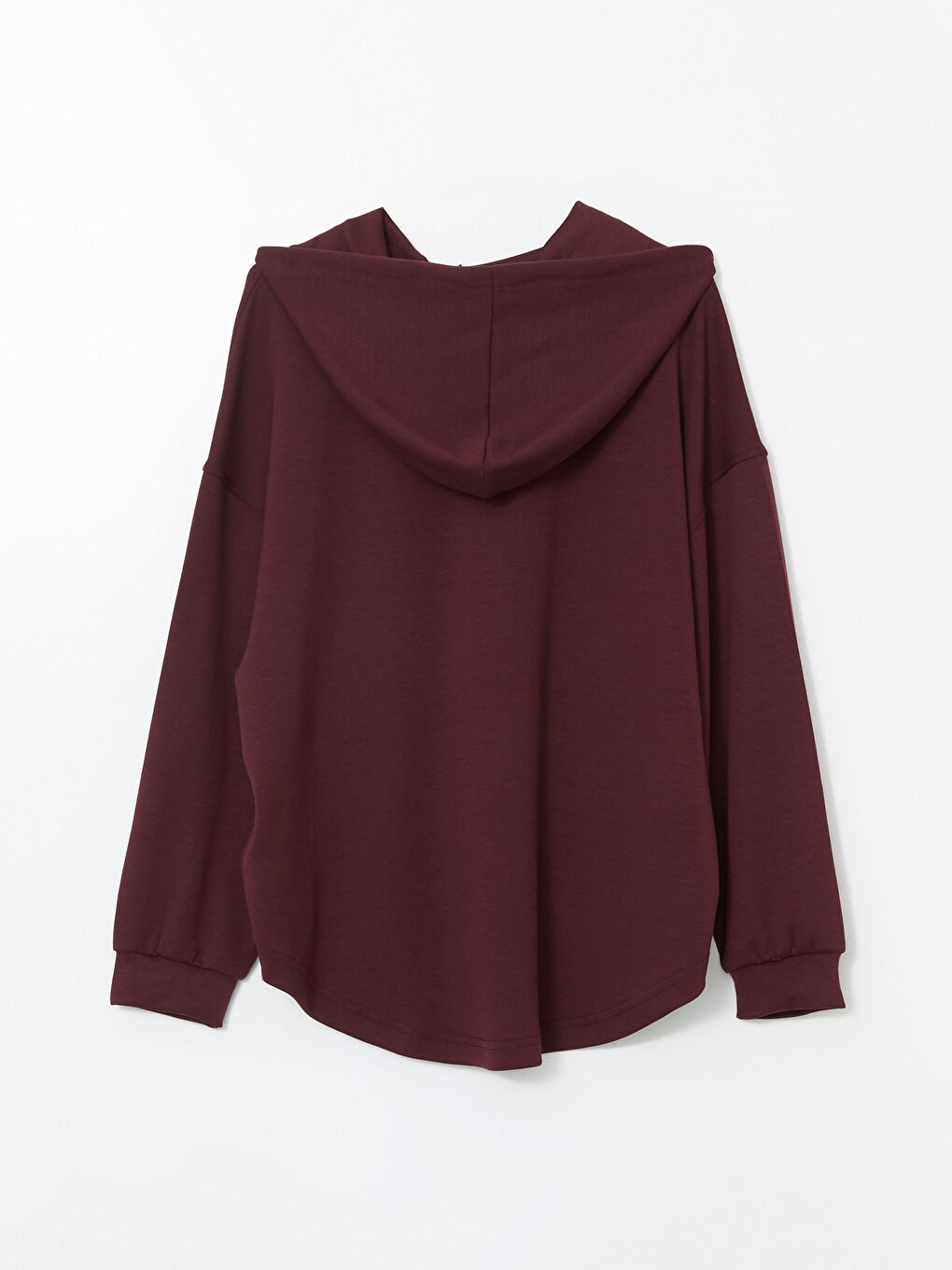 Hooded Oversized Women's Zip-Up Sweatshirt -S5H630Z8-HEN