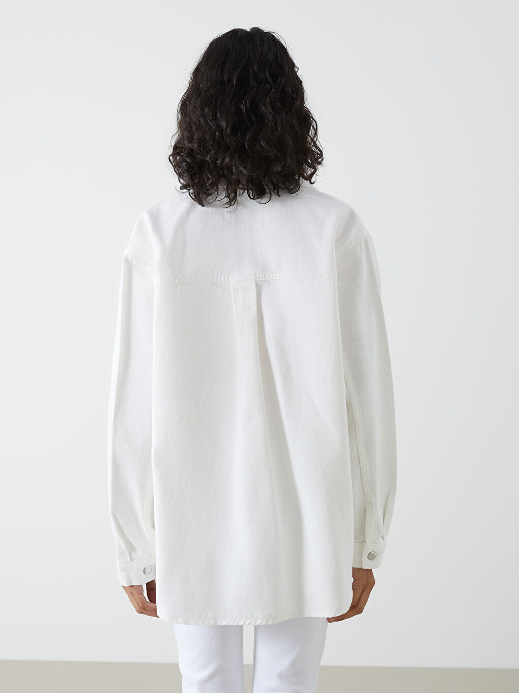 Loose Fit Women's Shirt Jacket -S5H635Z8-FEW