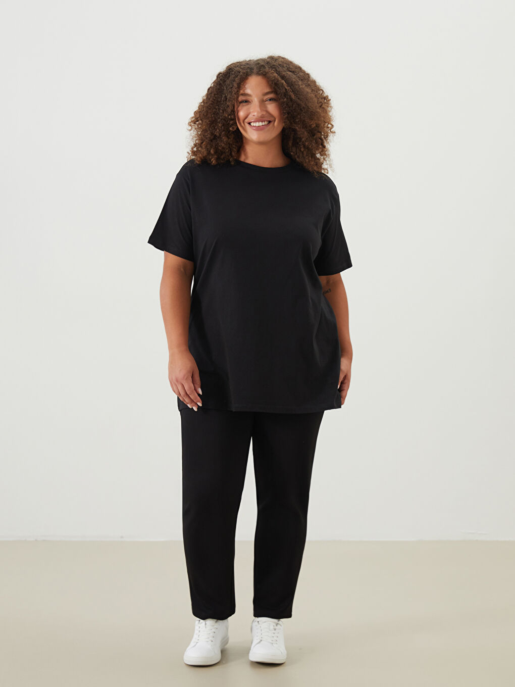 LCW Modest Crew Neck Women's Tunic -S5H643Z8-CVL
