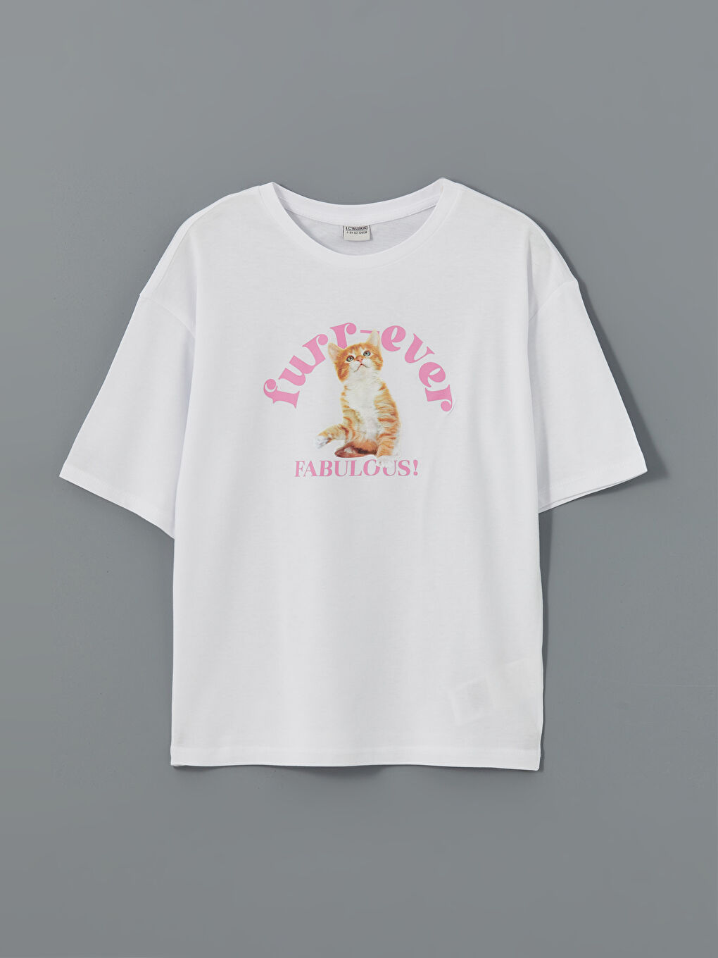 Crew Neck Girl's T-Shirt -S5H646Z4-Q6K