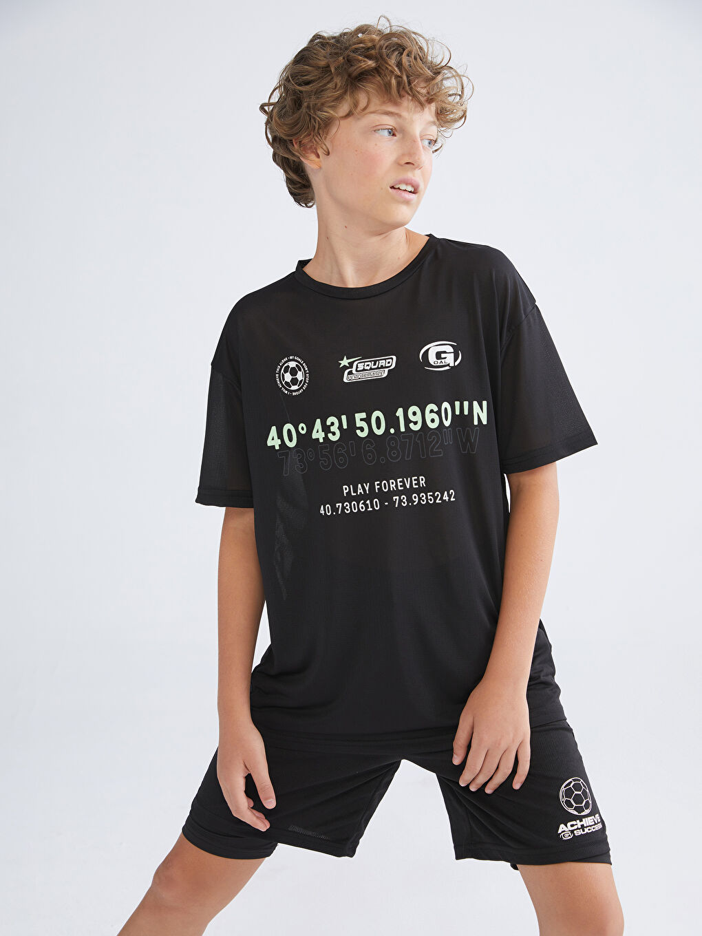 LCW Kids Crew Neck Boys' T-Shirt -S5H671Z4-CVL