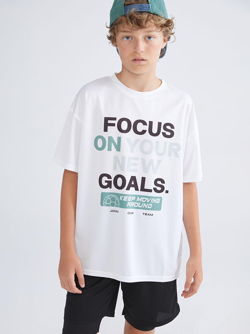 LCW Kids Crew Neck Printed Boys' T-Shirt -S5H685Z4-Q6K