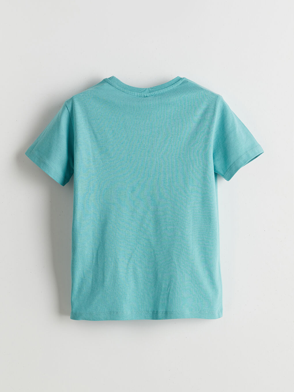 Turkuaz Bisiklet Yaka Erkek Çocuk Tişört-1