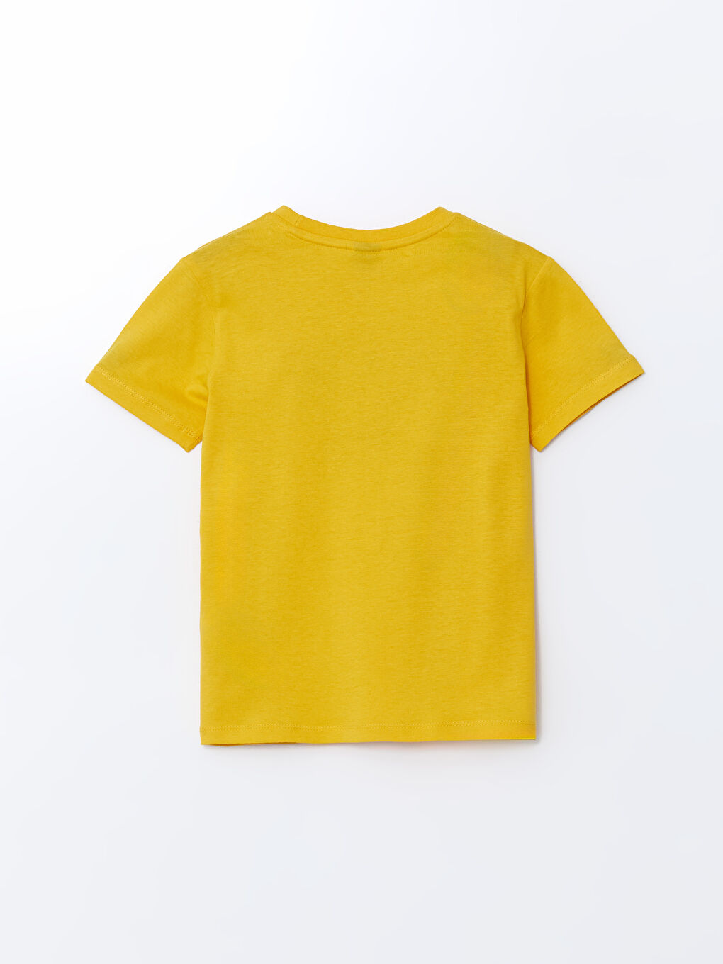 Turuncu Bisiklet Yaka Erkek Çocuk Tişört-1