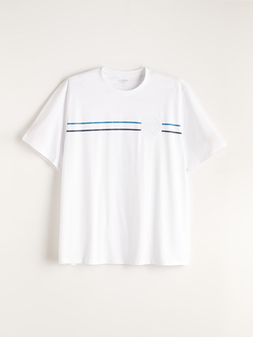 Crew Neck Printed Jersey Men's T-Shirt