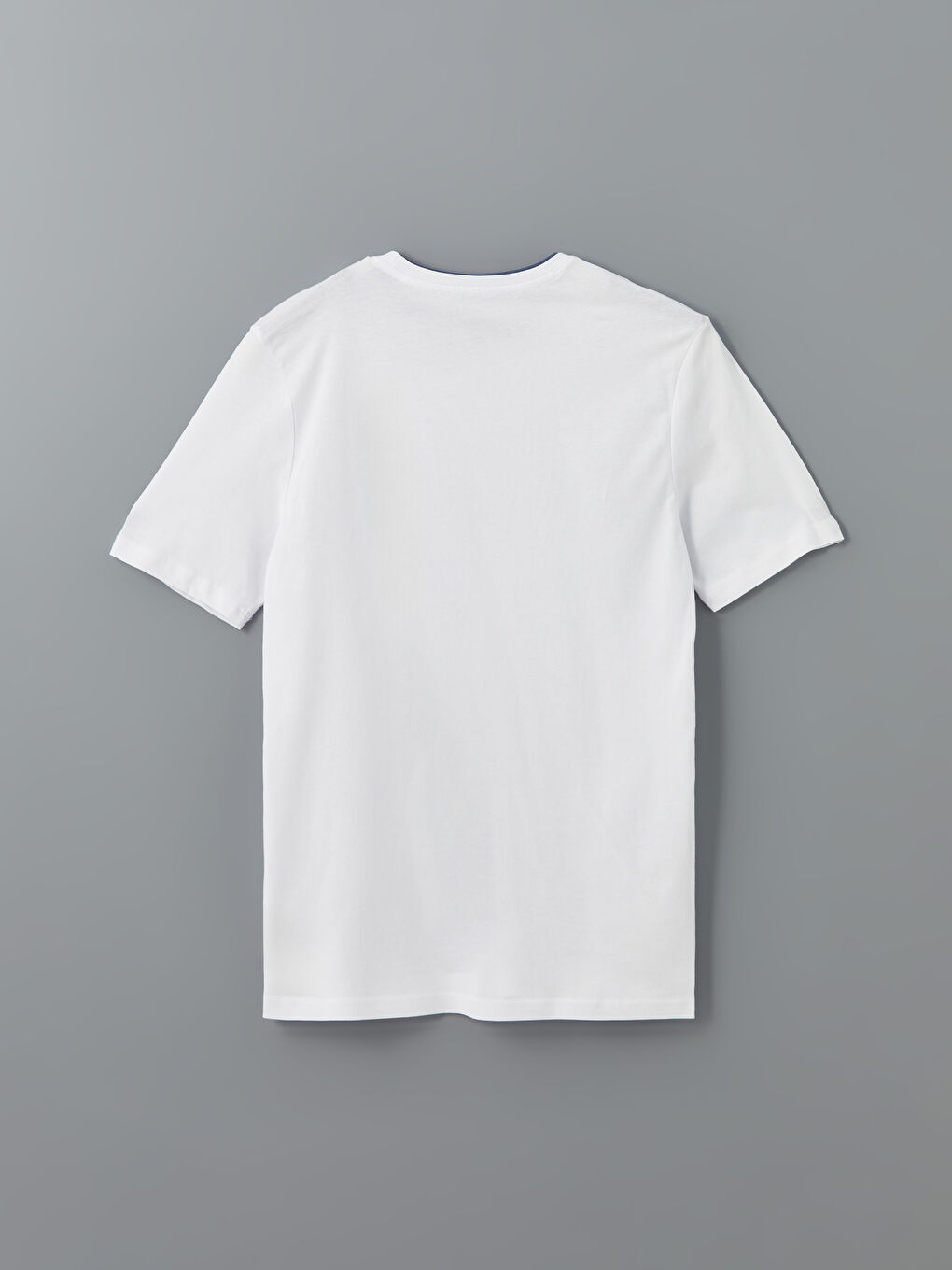 T-shirt pour hommes en coton peigné imprimé à manches courtes et col rond-1