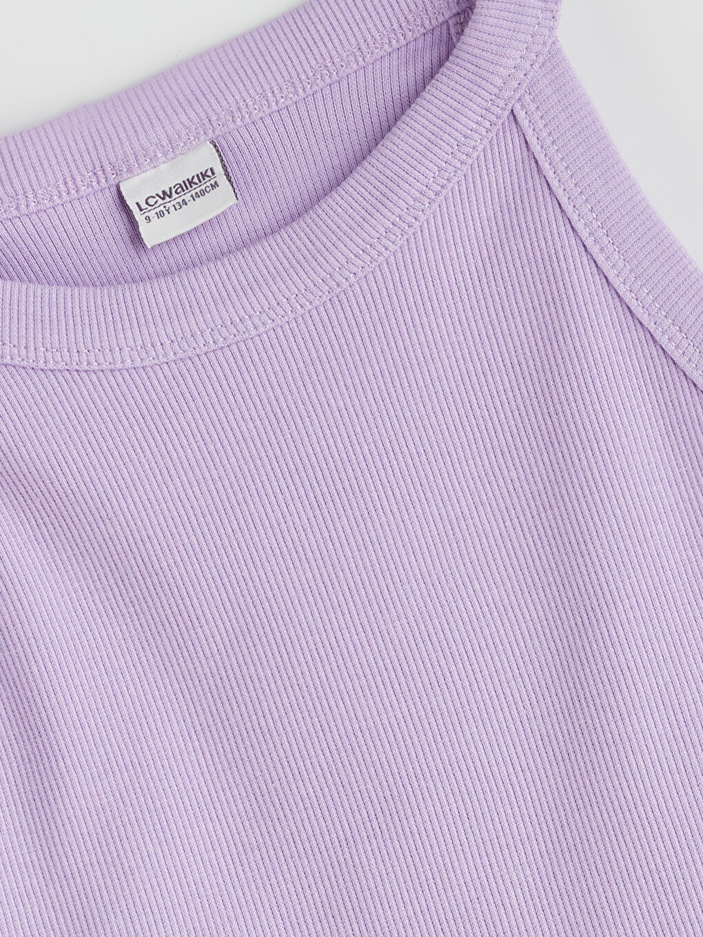 Lila Halter Yaka Kız Çocuk Atlet-1