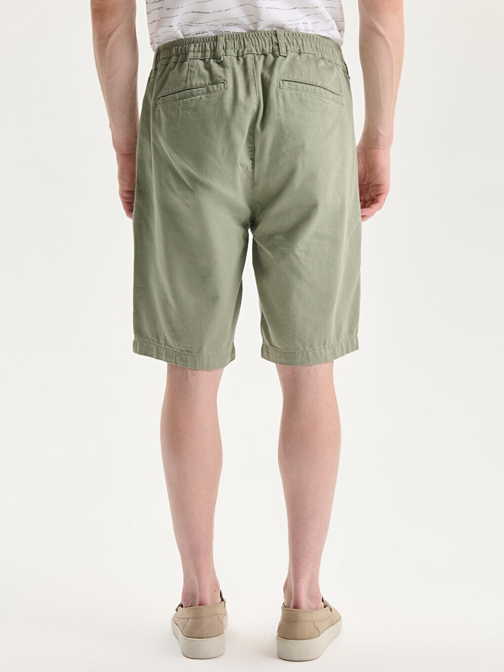 LCW Vision Standard Fit Men's Shorts with Waist Tie Detail -S5H794Z8-GNZ