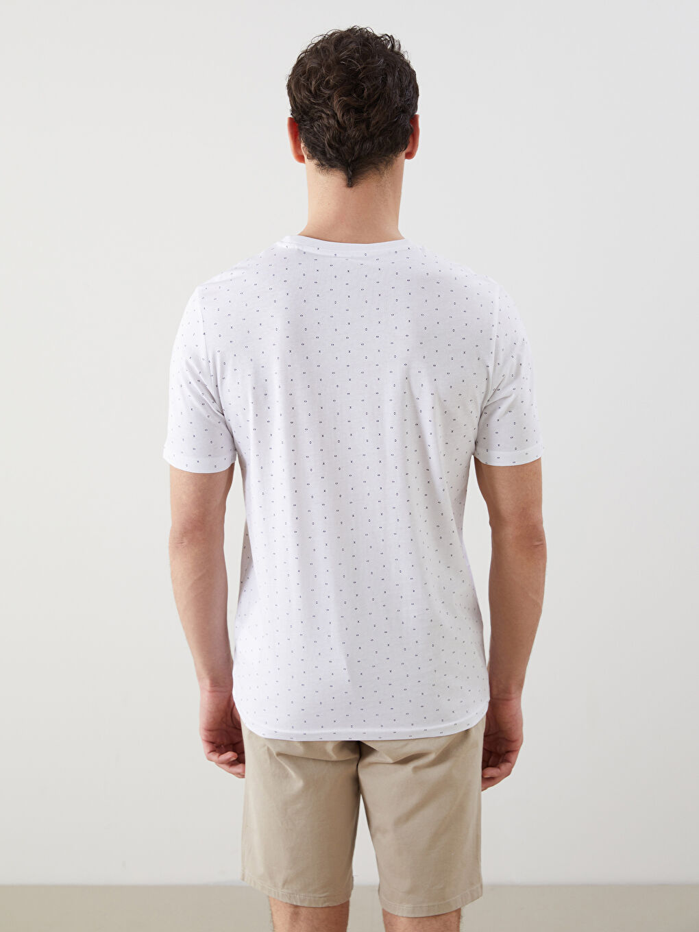 Crew Neck Printed Jersey Men's T-Shirt -S5H798Z8-Q6K