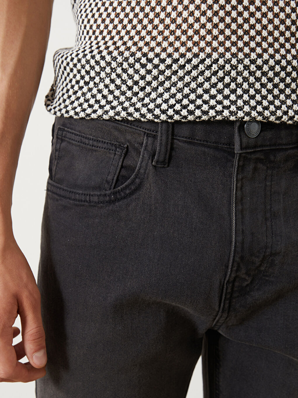 LCW Jeans Super Skinny Fit Men's Denim Shorts -S5H799Z8-326