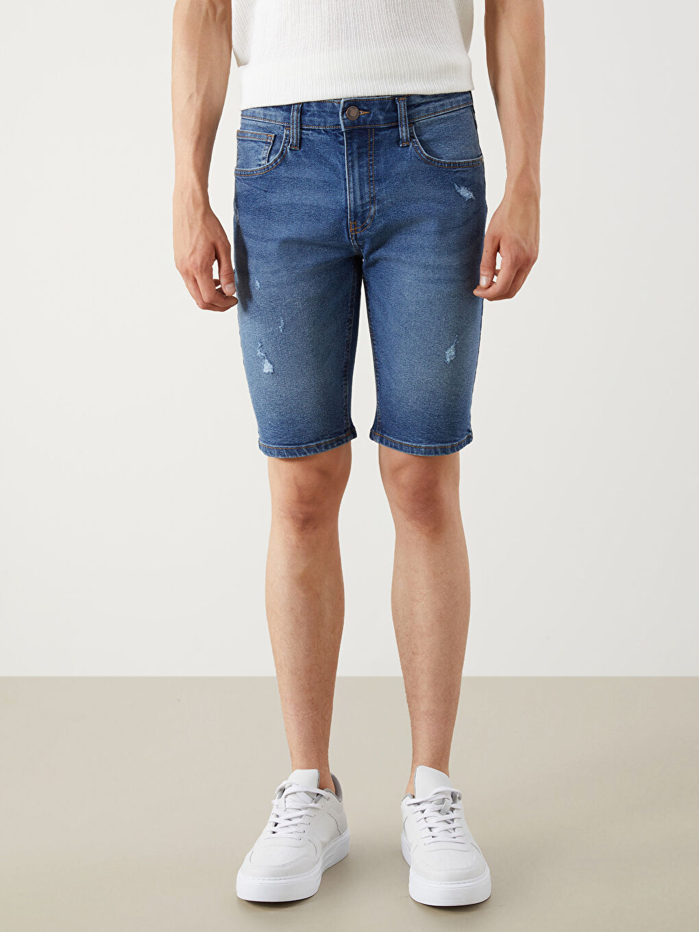 LCW Jeans Ekstra Uski Kroj Muški Teksas Šorts -S5H801Z8-H45