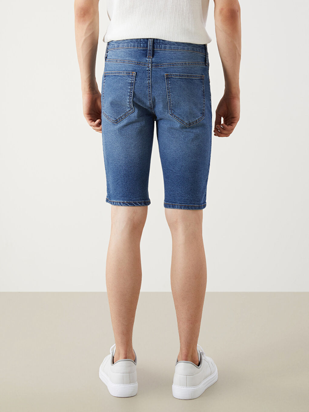 LCW Jeans Ekstra Uski Kroj Muški Teksas Šorts -S5H801Z8-H45