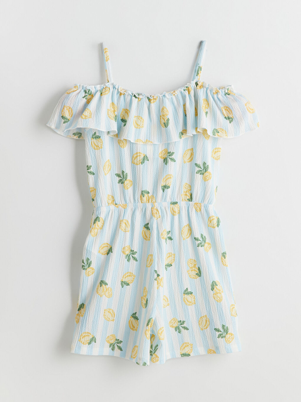 LCW Kids Гащеризон За Момичета С Деколте Тип Лодка -S5H806Z4-LU7