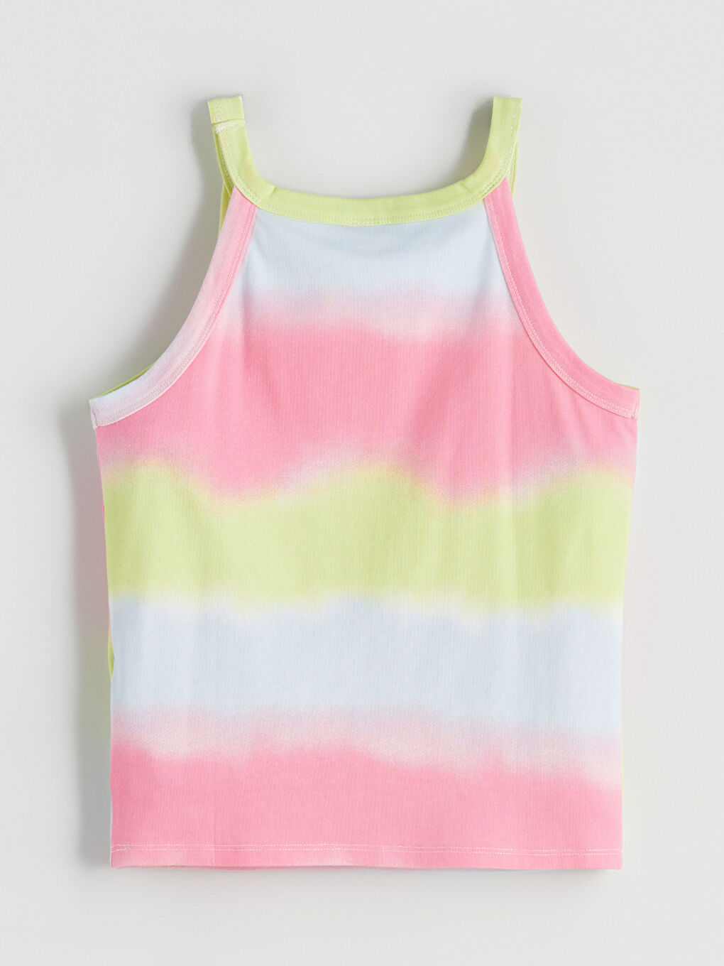 Halter Neck Batik Patterned Girls' Tank Top-2