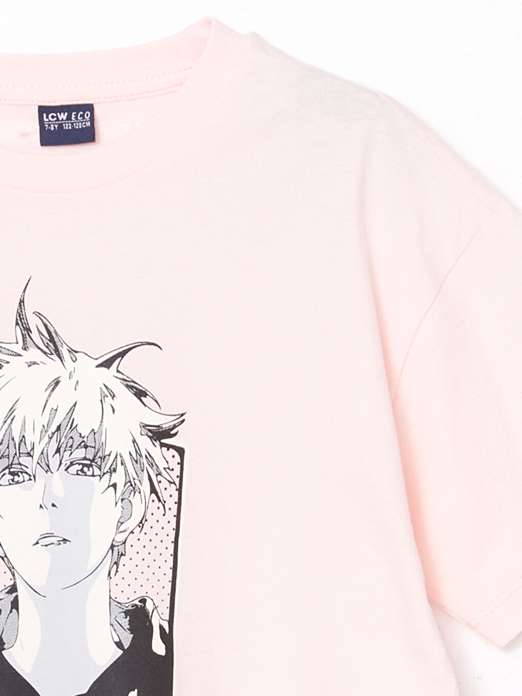 LCW ECO Crew Neck Anime Printed Boys' T-Shirt -S5H824Z4-GA5