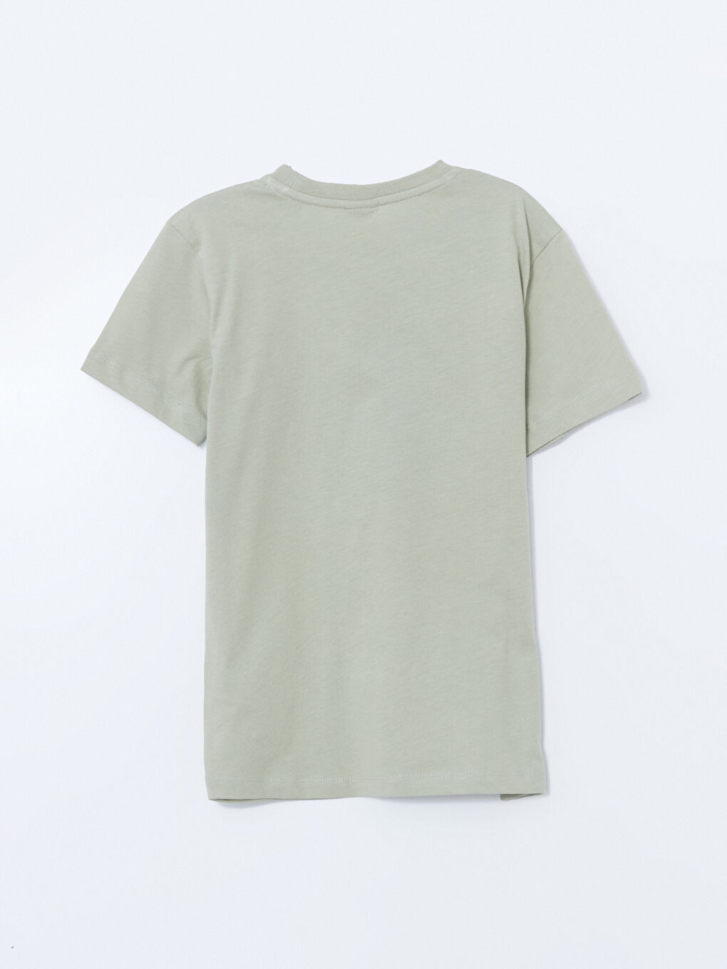 Yeşil Bisiklet Yaka Erkek Çocuk Tişört-2