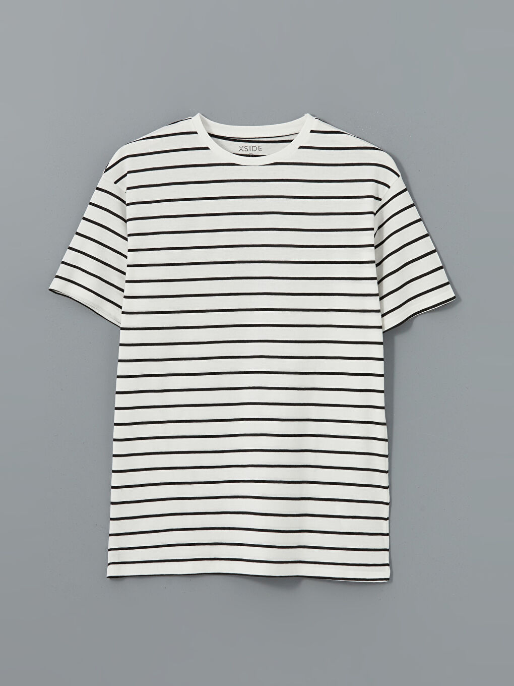 XSIDE Crew Neck Striped Women's T-Shirt -S5H832Z8-LEG